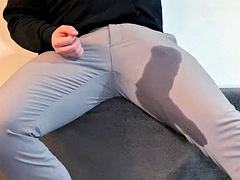 Grote lul, Sperma shot, Homo, Masturbatie, Slipje, Alleen, Tiener