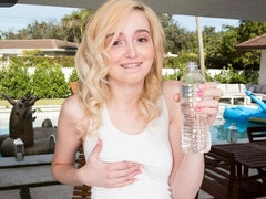 Straight hair trailer with tempting Lexi Lore from 18eighteen