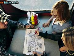 黒人, カップル, 黒人, エロティック, ハードコア, 三人, オッパイの