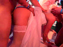 Biseksualny, Obciąganie, Klub, Grupa, Lesbijka, Orgia