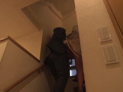 아시안, 큰 엉덩이, 큰 음경, 큰 가슴, 머리카락이 많은, 보지, 젖가슴, 젖은