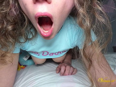 Amatoriale, Figlia, Dominazione femminile, Umiliazione, Punto di vista pov, Figa, Ragazza, Tette