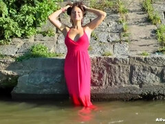 Stunning Gina Proudly Reigns As Town's Wetlook Queen