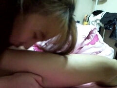 Enthousiasteling, Aziatisch, Pijpbeurt, Lul, Hardcore, Huisgemaakt, Tiener