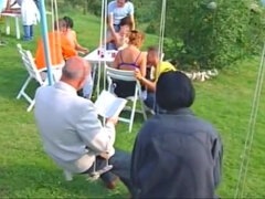 Európai, Német, Nagyi, Csoport, Szőrös, Hd, Szabadban, Régebbi évjáratú pornó