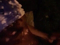 Amador amadora, Jato de porra, Masturbação, Ao ar livre cartaz de rua outdoor, Público, Solo chão