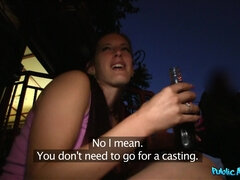 Leie, Vorstellungsgespräch, Blasen, Handjob, Im freien, Pov, Öffentlich, Titten