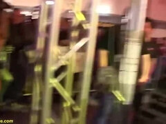 デカ尻, デカパイ, 軟体, Hd, レズビアン, 淫乱熟女, 公共, 現実