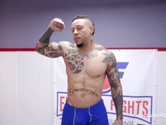 Naked Sex Fight With Bella Rossi Wrestling Eddie Jaye And Loving His Big Black Cock - Bella rossi