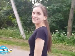 Libertine babe hot xxx outdoor POV scene