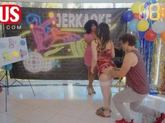 무대 뒤에서, 오랄섹스, 핸드잡, Hd, 보지, 현실, 웹캠, 젖은