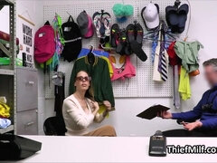 Pocket snatch stealing mature nailed hard