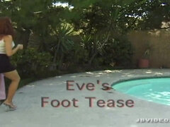 Raunchy nymph unbelievable foot fetish video