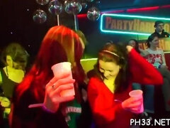 Yong chicks in pub are glad to tear up