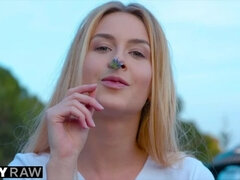 18, 항문, 항문에서 입으로, 금발의, 오랄섹스, 얼굴에, 보지, 타는