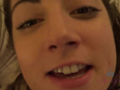 Suihinotto, Ruskeahiuksinen, Tyttöystävä, Orgasmi, Pillu, Ajeltu, Squirting, Tissit