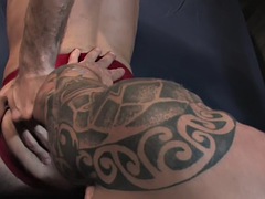 Knytnæve, Homoseksuel, Behåret, Muskel, Olie, Tatovering, Legetøj