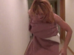 Enthousiasteling, Grote kont, Dubbele penetratie, Vrouw, Duits, Masturbatie, Roodharige vrouw, Spuiten