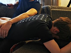 Oznob gets his first spanking - full alternative cam