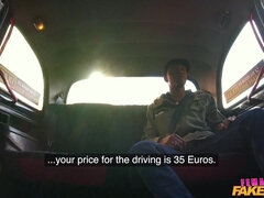 Blond Hair Girl Has Her First Big Black Dick Female Fake Taxi