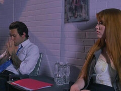 Niemowlę, Duży kutas, Duże cycki, Obciąganie, Wytrysk, Rudowłosa, Nastolatki, Trójkąt