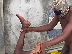 Большой член, Черные, Минет, Папочка, Межрасовый секс