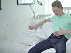 큰 음경, 게이, 핸드잡, 수음, 면도된, 혼자, 청소년