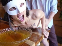 18 jaar, Enthousiasteling, Kont, Gek, Sperma shot, Lul, Huisgemaakt, Tieten likken