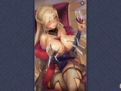 아메리카인, 아시안, 게임, 일본인, 밀프, 엄마, 가슴으로 조이기