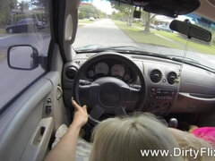 Blondine, Blasen, Brille, Pov, Jungendliche (18+)