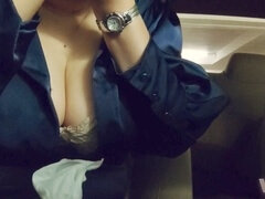 Enthousiasteling, Grote kont, Sperma shot, Masturbatie, Buiten, Openbaar, Thais