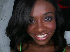 Hot chocolate babe found a gloryhole