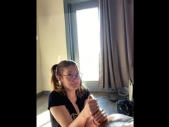 Håndjob, Kæmpe stor, Stor pik, Bryster