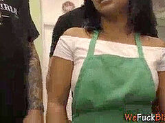 Sort, Pik sutte, Sædskud, Sort, Give finger, Gangbang, Håndjob