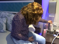 I Get Dressed to Go to the Motel with My Boss and My Husband Records It, Real Cuckold