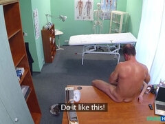 Amatör, Doktor, Fingering, Sjuksköterska, Kontor, Fitta, Uniform, Voyeur
