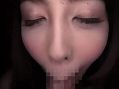 Cute Japanese girl give a good blow
