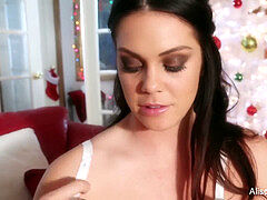 큰 엉덩이, 흑갈색 머리, 핑거링, 거대한, 수음, 보지, 젖가슴