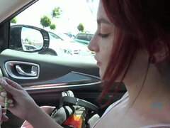 Obciąganie, Ekshibicjonizm, Obciąganie stopami, Dziewczyna, Orgazm, Na wolnym powietrzu, Publiczny, Squirting