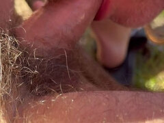 Playa, Verga grande, Mamada, Pareja, Corridas, Papá, Al aire libre, Tatuaje