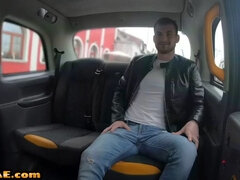 Busty taxi driver babe gets pussy drilled outdoors by pervert customer