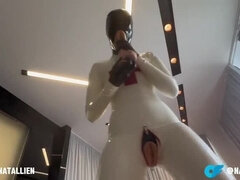 Bondage disciplin sadomasochisme, Trældom, Creme tærte, Fetish, Hd, Latex, Sygeplejerske, Pov