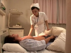 Best Japanese girl in Fabulous Threesome, Blowjob JAV scene