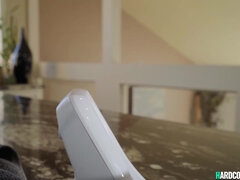 큰 가슴, 금발의, 오랄섹스, 음경, 하드코어, 밀프, 보지, 스페인어