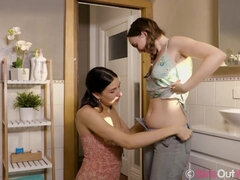 Ερασιτέχνης, Μελαχροινή, Σπιτικό, Λεσβία, Γλείψιμο, Αυνανισμός, Μουνί, Έφηβος