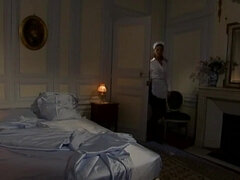 デカ尻, デカパイ, フェラチオ, ボンデージ, 茶髪の, 手コキする, メイド, ティーン