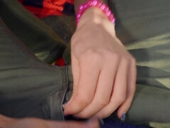 Tette grandi, Pompino, Sborrata, Da dietro, All'aperto, Punto di vista pov, Ragazza