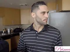 Kinderhüterin, Blondine, Blasen, Besamung, Spermaladung, Hd, Orgasmus, Titten