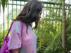 Americano, Mamada, Polla, Latina, Al aire libre, Pov, Público, Nalgadas