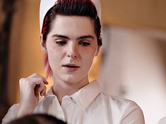 In den arsch, Blondine, Hochschule, Füsse, Gruppe, Interrassisch, Transfrau, Uniform